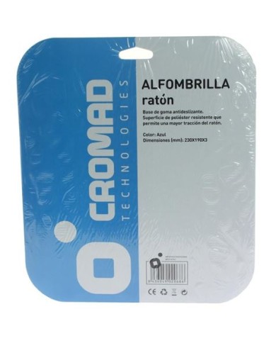 ALFOMBRILLA RATÓN AZUL CROMAD