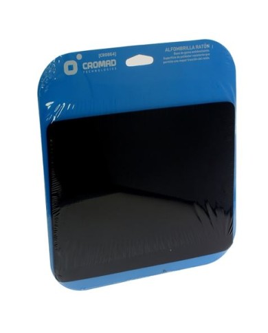 ALFOMBRILLA RATÓN NEGRO CROMAD