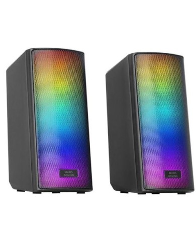 ALTAVOCES BLUETOOTH MSRGB2W 15W NEGROS MARS GAMING