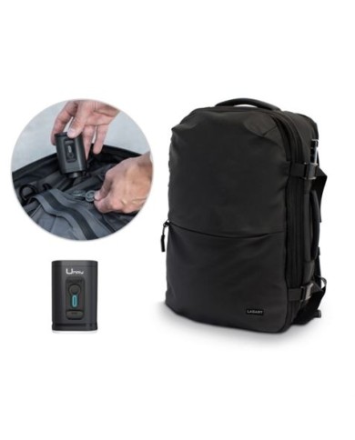 MOCHILA 20 LITROS EXTENSIBLE A 42 LITROS CON CANDADO Y SISTEMA DE VACIO