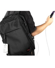 MOCHILA SPORT PARA PORTÁTILES HASTA 15.6 CB02BK NEGRA XO