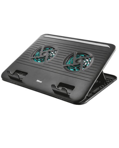 BASE DE REFRIGERACION DOBLE VENTILADOR TRUST CYCLONE HASTA 16