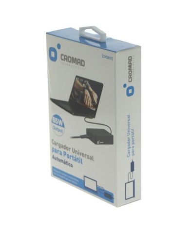 CARGADOR UNIVERSAL AUTOMÁTICO 65W CROMAD