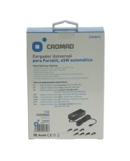 CARGADOR UNIVERSAL AUTOMÁTICO 65W CROMAD