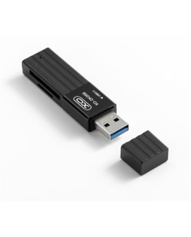 LECTOR DE TARJETAS 2 EN 1 USB 3.0 XO