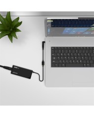 CARGADOR PORTATIL AISENS 65W AUTOMATICO + 9 CONECTORES + USB-A