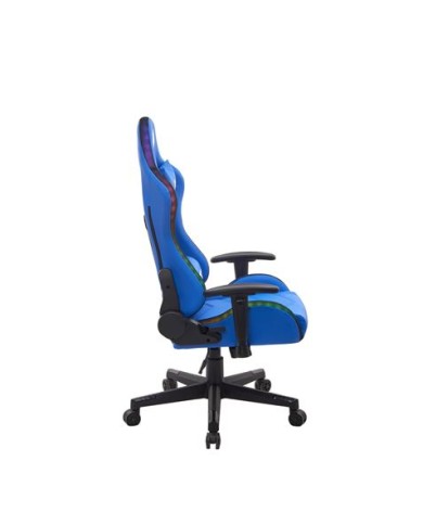 SILLA GAMING RGB SERIE FENRIR AZUL CROMAD
