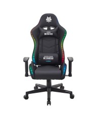 SILLA GAMING RGB SERIE FENRIR NEGRA CROMAD
