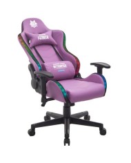 SILLA GAMING RGB SERIE FENRIR VIOLETA CROMAD