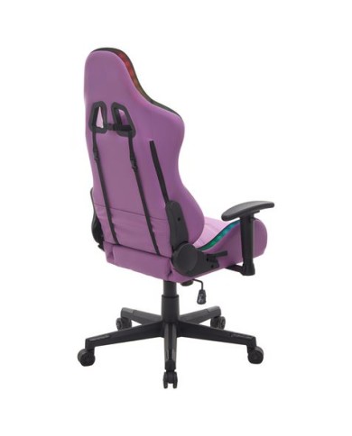 SILLA GAMING RGB SERIE FENRIR VIOLETA CROMAD