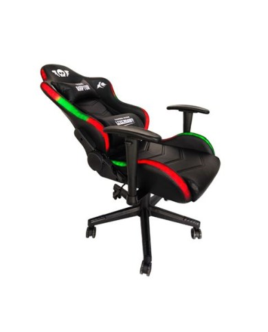 SILLA GAMING RGB SERIE RAPTOR LEGENDARY NEGRA CROMAD