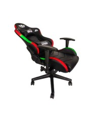 SILLA GAMING RGB SERIE RAPTOR LEGENDARY NEGRA CROMAD