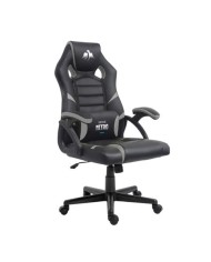 SILLA GAMING SERIE NITRO NEGRO/GRIS CROMAD