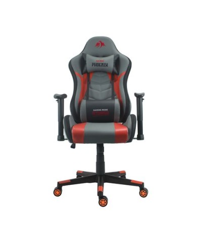 SILLA GAMING SERIE PHOENIX ROJA CROMAD