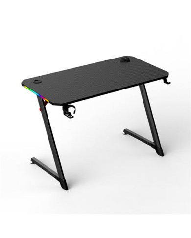 MESA GAMING PRO1700 FIBRA CARBONO LUZ RGB MUVIP