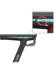 MESA GAMING PRO300 FIBRA CARBONO LUZ RGB MUVIP