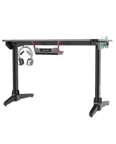 MESA GAMING PRO500 FIBRA CARBONO LUZ RGB MUVIP