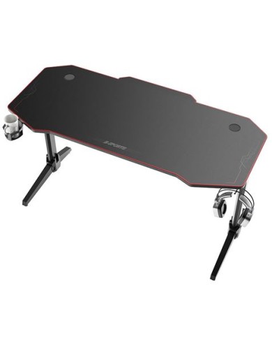 MESA GAMING PRO800 XL FIBRA CARBONO | LUZ RGB | ALFOMBRILLA 140CM MUVIP