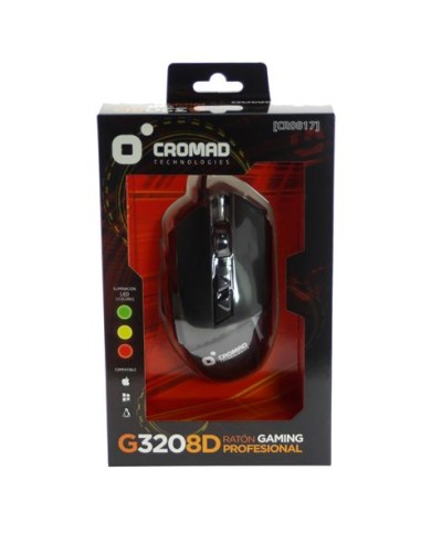 RATON GAMING G320 8D PROFESIONAL CROMAD