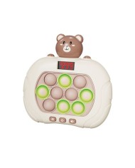 JUEGO PORTATIL POP IT PELUCHE MXPS-200 MARRON