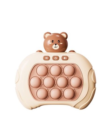JUEGO PORTATIL POP IT TEDDY MXPS-100 MARRON