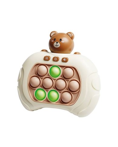 JUEGO PORTATIL POP IT TEDDY MXPS-100 MARRON