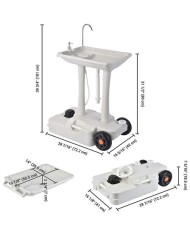 LAVABO PORTÁTIL 30 LITROS MUVIP