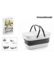 CESTA DE PICNIC PLEGABLE CON TAPA MESA INNOVAGOODS