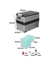 NEVERA DE COMPRESOR PORTATIL 40 LITROS 55W MUVIP