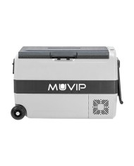 NEVERA PORTATIL CON COMPRESOR 44 LITROS 80W CON RUEDAS DOBLE ZONA MUVIP