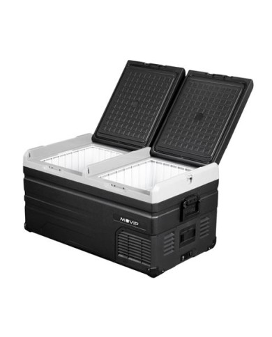 NEVERA PORTATIL CON COMPRESOR LG 107 LITROS DOBLE ZONA MUVIP