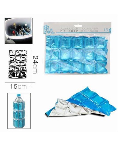 BOLSA 15 CUBITOS DE HIELO 24X15CM URBAN LIVING