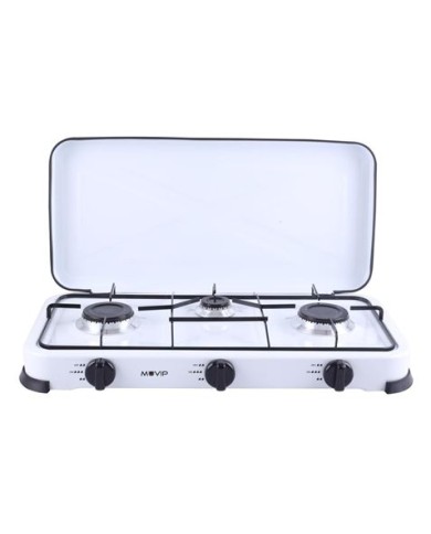 COCINA DE GAS 3 FUEGOS BLANCA MUVIP