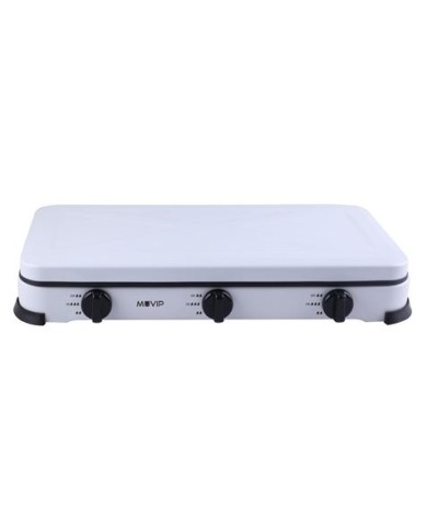 COCINA DE GAS 3 FUEGOS BLANCA MUVIP