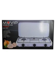 COCINA DE GAS 3 FUEGOS BLANCA MUVIP