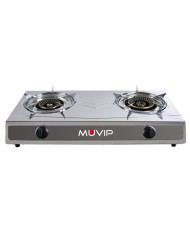 COCINA GAS INOX 2 FUEGOS SERIE STRONG MUVIP