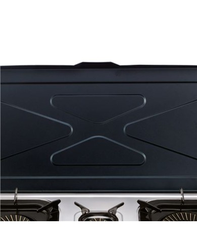 COCINA GAS INOX 3 FUEGOS SERIE STRONG + TAPA MUVIP