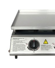 PLANCHA DE ASAR 2 FUEGOS INOXIDABLE MUVIP
