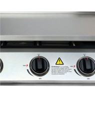 PLANCHA DE ASAR 3 FUEGOS INOXIDABLE MUVIP
