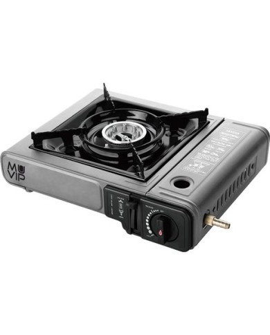 COCINA DE GAS PORTATIL BOMBONA + ADAPTADOR BOTELLA MUVIP