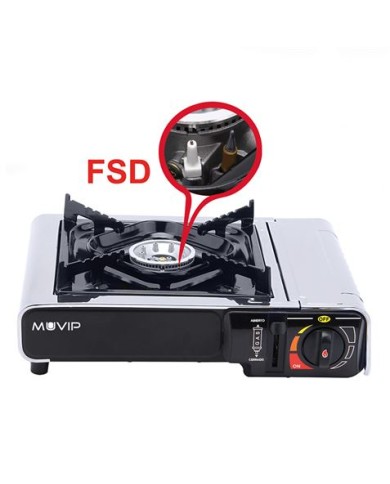 COCINA DE GAS PORTATIL BOMBONA CON FSD MUVIP