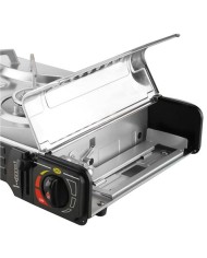 COCINA DE GAS PORTATIL DOBLE BOMBONA ACERO MUVIP