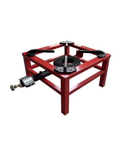 FOGÓN / HORNILLO DE GAS REFORZADO ALTA POTENCIA 1 FUEGO 40X40CM MUVIP