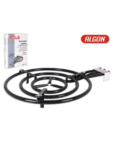 QUEMADOR DE ACERO 70CM PARA PAELLERO GAS ALGON