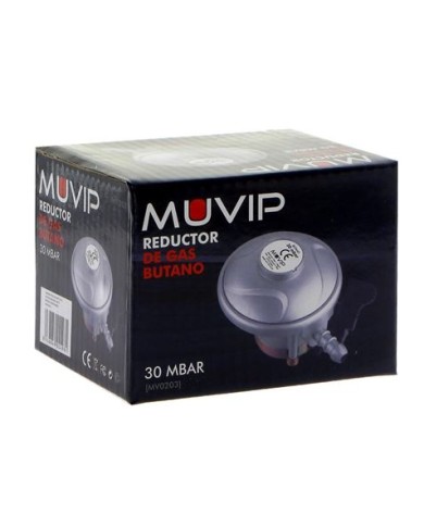 REDUCTOR DE GAS BUTANO 30MBAR MUVIP