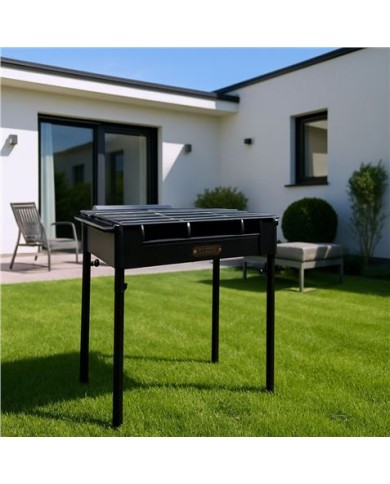 BARBACOA HIERRO CON PATAS 45X25CM ALGON