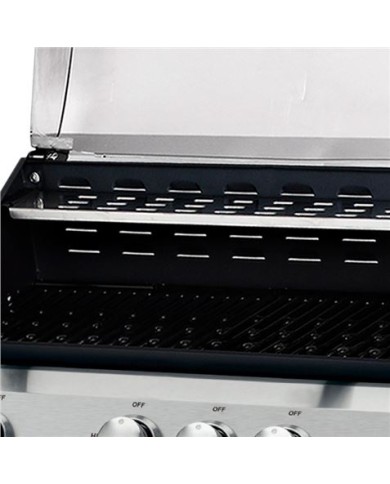 BARBACOA GAS INOX 4 FUEGOS MUVIP