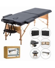 CAMILLA DE MASAJE PLEGABLE CON ACCESORIOS