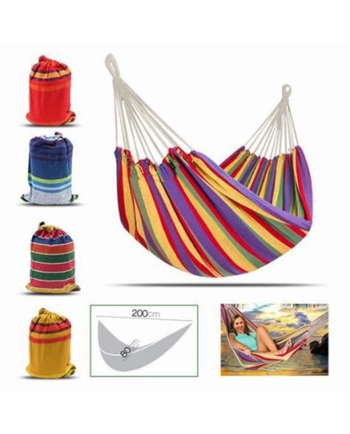 HAMACA CON BOLSA TRANSPORTE COLORES SURTIDOS