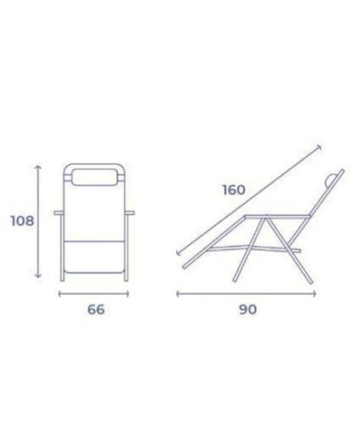 TUMBONA PLEGABLE BEIGE DE ACERO CON COJIN CERVICAL